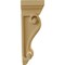 Ekena Millwork 5"W x 3 1/4"D x 9 1/2"H Cole Pilaster Wood Corbel, Alder CORW05X03X09COAL - alternate 2